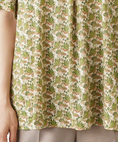 Leilian PLUS HOUSE / レリアンプラスハウス シャツ・ブラウス | 五分袖スキッパーブラウス | 詳細13