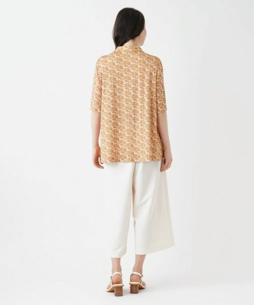 Leilian PLUS HOUSE / レリアンプラスハウス シャツ・ブラウス | 五分袖スキッパーブラウス | 詳細3