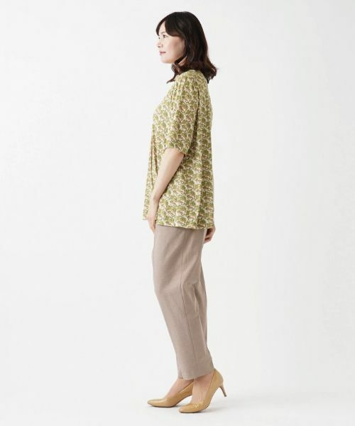 Leilian PLUS HOUSE / レリアンプラスハウス シャツ・ブラウス | 五分袖スキッパーブラウス | 詳細5