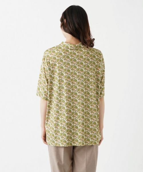 Leilian PLUS HOUSE / レリアンプラスハウス シャツ・ブラウス | 五分袖スキッパーブラウス | 詳細9