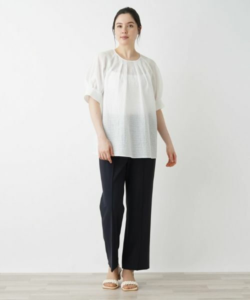 Leilian PLUS HOUSE / レリアンプラスハウス シャツ・ブラウス | ブラウス【ROCHAS Premiere】 | 詳細1