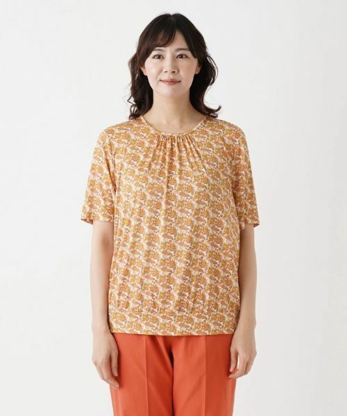 Leilian PLUS HOUSE / レリアンプラスハウス カットソー | プリント半袖カットソー | 詳細4