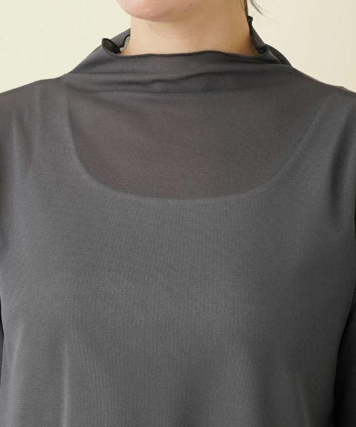 Leilian PLUS HOUSE / レリアンプラスハウス カットソー | パワーネット長袖カットソー【プラス企画】 | 詳細13