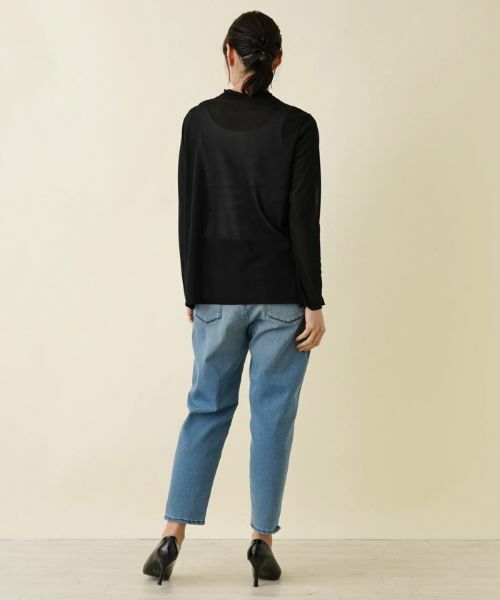 Leilian PLUS HOUSE / レリアンプラスハウス カットソー | パワーネット長袖カットソー【プラス企画】 | 詳細6