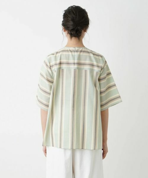 Leilian PLUS HOUSE / レリアンプラスハウス シャツ・ブラウス | 六分袖シャツブラウス【BOURGE】 | 詳細6