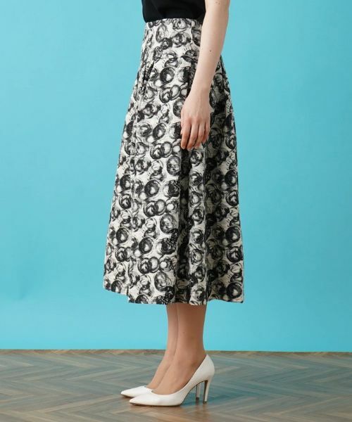 Leilian PLUS HOUSE / レリアンプラスハウス ミニ・ひざ丈スカート | フレアスカート【BOURGE】 | 詳細9