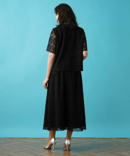 Leilian PLUS HOUSE / レリアンプラスハウス ミニ・ひざ丈スカート | レースミッドカーフ丈スカート【BOURGE】 | 詳細5