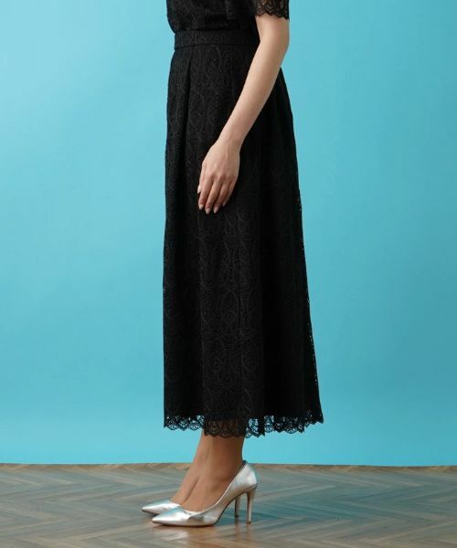 Leilian PLUS HOUSE / レリアンプラスハウス ミニ・ひざ丈スカート | レースミッドカーフ丈スカート【BOURGE】 | 詳細7