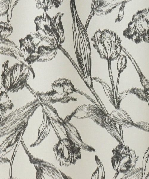 Leilian PLUS HOUSE / レリアンプラスハウス ミニ・ひざ丈スカート | プリントロングフレアスカート【BOURGE】 | 詳細13