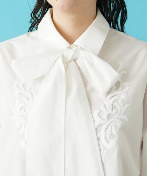 Leilian PLUS HOUSE / レリアンプラスハウス シャツ・ブラウス | リボンタイブラウス【BOURGE】 | 詳細13