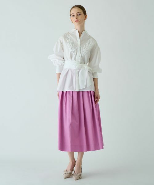Leilian PLUS HOUSE / レリアンプラスハウス シャツ・ブラウス | リボンタイブラウス【BOURGE】 | 詳細4