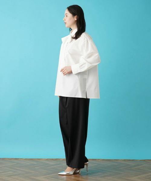 Leilian PLUS HOUSE / レリアンプラスハウス シャツ・ブラウス | リボンタイブラウス【BOURGE】 | 詳細7