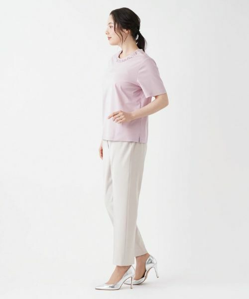 Leilian PLUS HOUSE / レリアンプラスハウス その他パンツ | 【はっ水】洗えるテーパードパンツ | 詳細2