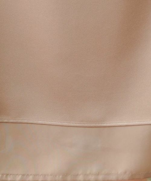 Leilian PLUS HOUSE / レリアンプラスハウス ミニ・ひざ丈スカート | 【セットアップ対応商品】サテンフレアスカート【BOURGE】 | 詳細15