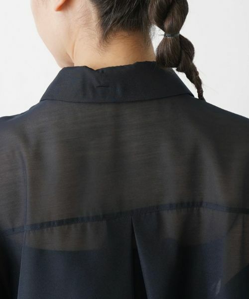 Leilian PLUS HOUSE / レリアンプラスハウス シャツ・ブラウス | 半袖スキッパーブラウス【Leilian WHITE LABEL】【BOURGE】 | 詳細8