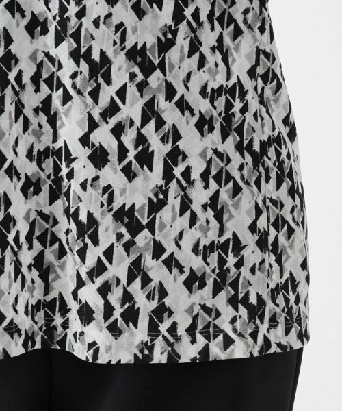Leilian PLUS HOUSE / レリアンプラスハウス カットソー | ジオメトリック柄カットソー | 詳細14