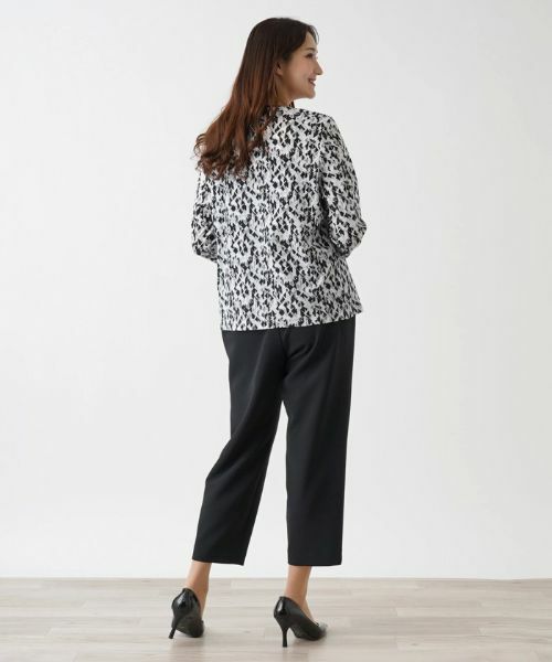 Leilian PLUS HOUSE / レリアンプラスハウス カットソー | ジオメトリック柄カットソー | 詳細7