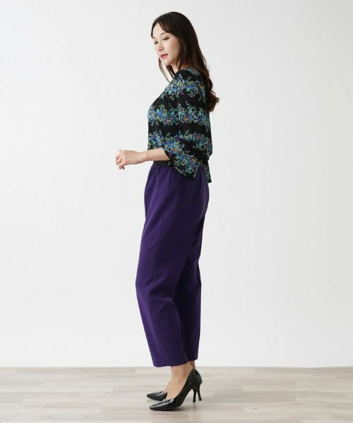 Leilian PLUS HOUSE / レリアンプラスハウス その他パンツ | リラクシーテーパードパンツ | 詳細2