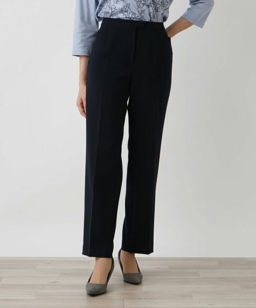 Leilian PLUS HOUSE / レリアンプラスハウス その他パンツ | ストレートパンツ(ネイビー)