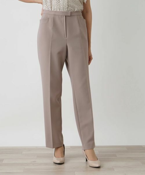 Leilian PLUS HOUSE / レリアンプラスハウス その他パンツ | ストレートパンツ(モカ)