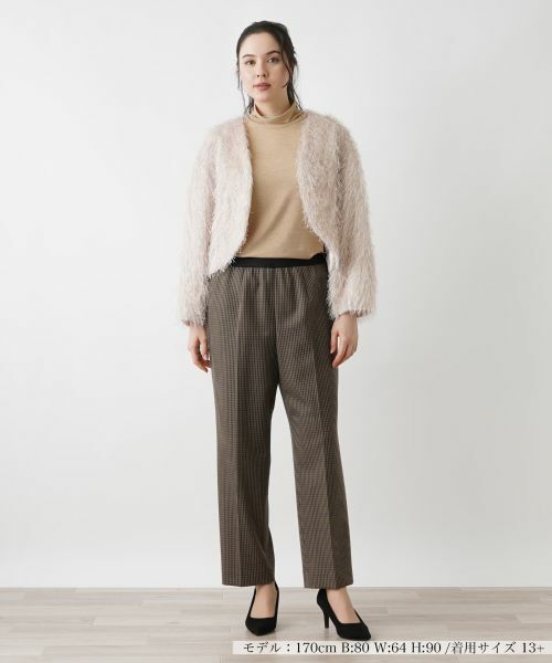 Leilian PLUS HOUSE / レリアンプラスハウス その他パンツ | センタープレスパンツ | 詳細1