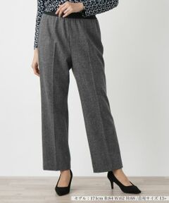 Leilian PLUS HOUSE / レリアンプラスハウス その他パンツ | センタープレステーパードパンツ