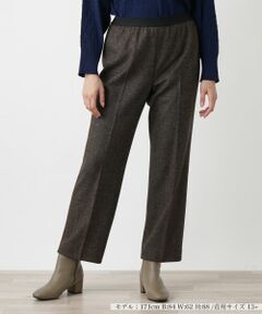 Leilian PLUS HOUSE / レリアンプラスハウス その他パンツ | センタープレステーパードパンツ