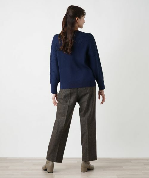 Leilian PLUS HOUSE / レリアンプラスハウス その他パンツ | センタープレステーパードパンツ | 詳細3