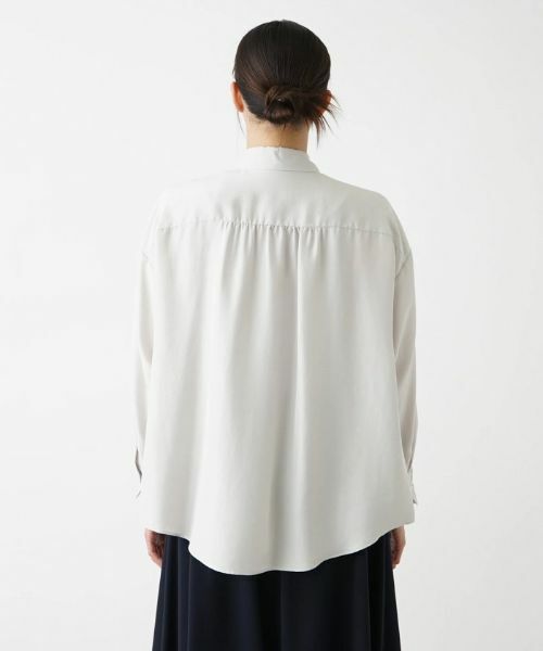 Leilian PLUS HOUSE / レリアンプラスハウス シャツ・ブラウス | リボンタイ付きシルクブラウス【BOURGE】 | 詳細7