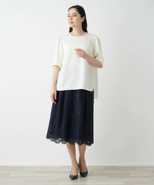 Leilian PLUS HOUSE / レリアンプラスハウス シャツ・ブラウス | タックショルダープルオーバーブラウス【BOURGE】 | 詳細4