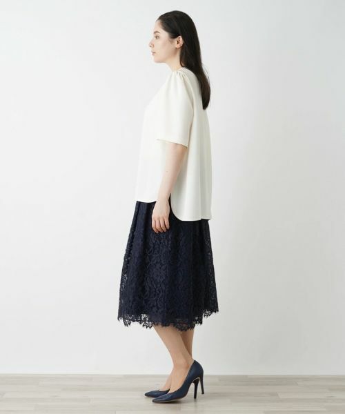 Leilian PLUS HOUSE / レリアンプラスハウス シャツ・ブラウス | タックショルダープルオーバーブラウス【BOURGE】 | 詳細5