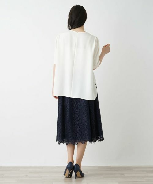 Leilian PLUS HOUSE / レリアンプラスハウス シャツ・ブラウス | タックショルダープルオーバーブラウス【BOURGE】 | 詳細6