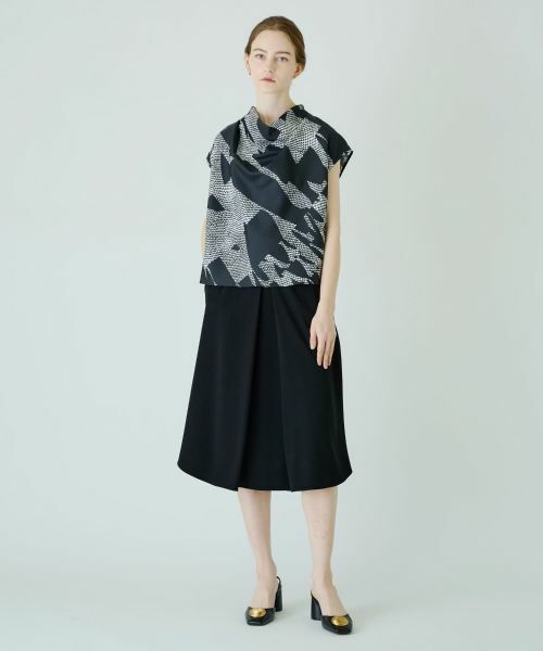 Leilian PLUS HOUSE / レリアンプラスハウス ミニ・ひざ丈スカート | フレアスカート【BOURGE】 | 詳細1