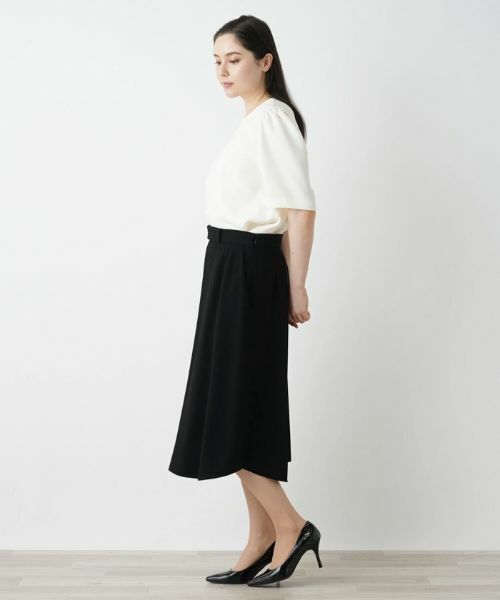 Leilian PLUS HOUSE / レリアンプラスハウス ミニ・ひざ丈スカート | フレアスカート【BOURGE】 | 詳細4