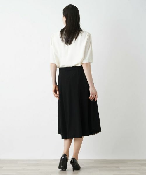 Leilian PLUS HOUSE / レリアンプラスハウス ミニ・ひざ丈スカート | フレアスカート【BOURGE】 | 詳細5