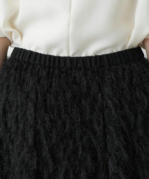 Leilian PLUS HOUSE / レリアンプラスハウス ミニ・ひざ丈スカート | フェザーフレアスカート【BOURGE】 | 詳細10