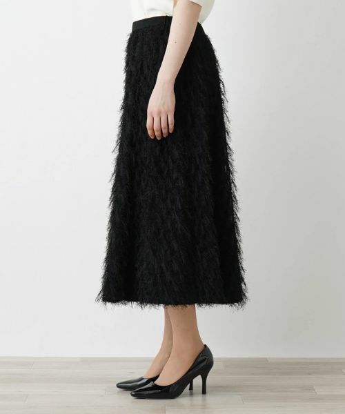 Leilian PLUS HOUSE / レリアンプラスハウス ミニ・ひざ丈スカート | フェザーフレアスカート【BOURGE】 | 詳細7