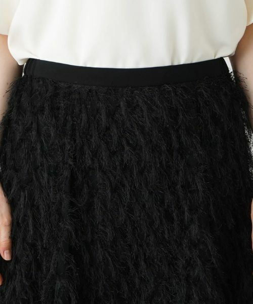 Leilian PLUS HOUSE / レリアンプラスハウス ミニ・ひざ丈スカート | フェザーフレアスカート【BOURGE】 | 詳細9