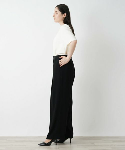 Leilian PLUS HOUSE / レリアンプラスハウス その他パンツ | セミワイドパンツ【BOURGE】 | 詳細3