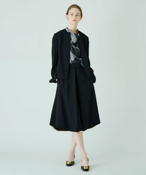 Leilian PLUS HOUSE / レリアンプラスハウス テーラードジャケット | ノーカラージャケット【BOURGE】 | 詳細2
