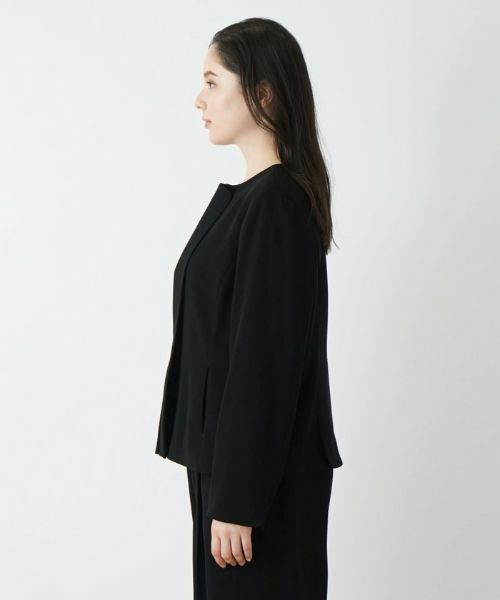 Leilian PLUS HOUSE / レリアンプラスハウス テーラードジャケット | ノーカラージャケット【BOURGE】 | 詳細8