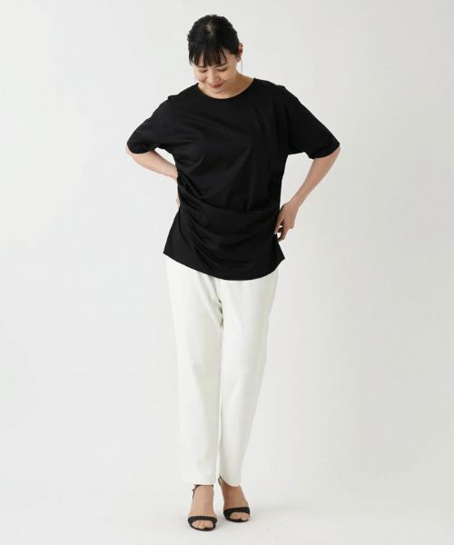 Leilian PLUS HOUSE / レリアンプラスハウス カットソー | ラウンドネック五分袖カットソー【BOURGE】 | 詳細15