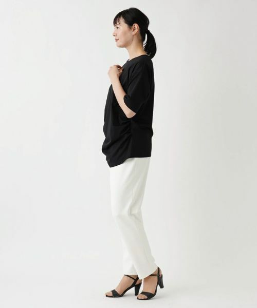 Leilian PLUS HOUSE / レリアンプラスハウス カットソー | ラウンドネック五分袖カットソー【BOURGE】 | 詳細16