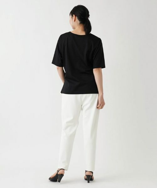 Leilian PLUS HOUSE / レリアンプラスハウス カットソー | ラウンドネック五分袖カットソー【BOURGE】 | 詳細17