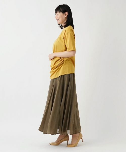 Leilian PLUS HOUSE / レリアンプラスハウス カットソー | ラウンドネック五分袖カットソー【BOURGE】 | 詳細2