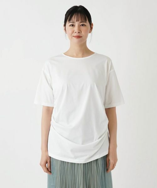 Leilian PLUS HOUSE / レリアンプラスハウス カットソー | ラウンドネック五分袖カットソー【BOURGE】 | 詳細7