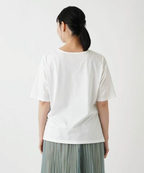 Leilian PLUS HOUSE / レリアンプラスハウス カットソー | ラウンドネック五分袖カットソー【BOURGE】 | 詳細9