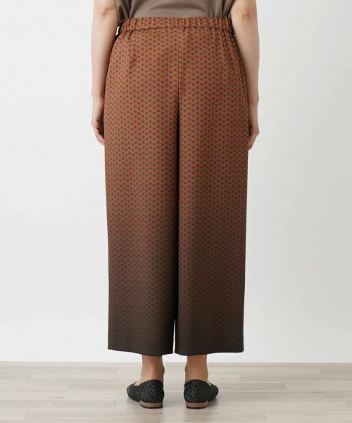 Leilian PLUS HOUSE / レリアンプラスハウス その他パンツ | 小紋柄クロップドワイドパンツ | 詳細6