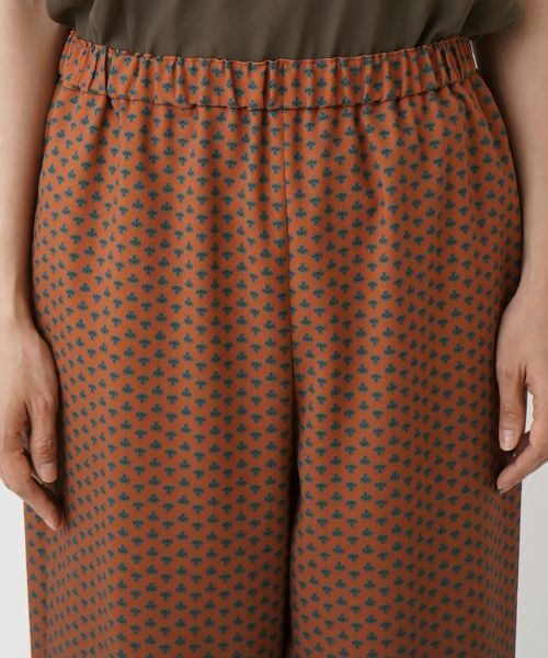 Leilian PLUS HOUSE / レリアンプラスハウス その他パンツ | 小紋柄クロップドワイドパンツ | 詳細7