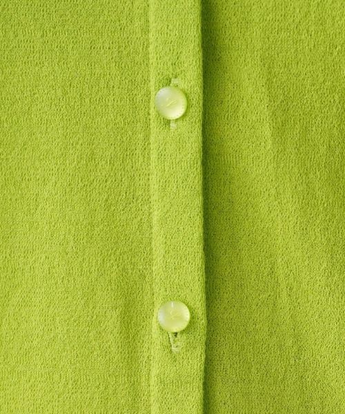 Leilian PLUS HOUSE / レリアンプラスハウス カーディガン・ボレロ | シアークルーネックニットカーディガン | 詳細10